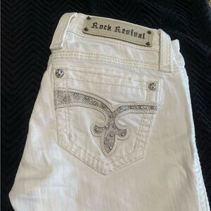 Rock Revival “Katie” crop jeans.